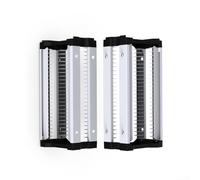 Soporte de almacenamiento de torre de discos de videojuegos, para caja de DVD, estante organizador para hasta 46 discos con soporte de controlador, estante de accesorios de juego ABS blanco para