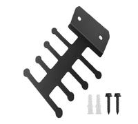 Soporte de almacenamiento para bandas elásticas, organizador de metal resistente multifuncional, estante de almacenamiento para equipos de fitness, para entrenamiento de ejercicio, rutina