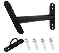 Soporte de almacenamiento para cuerda de combate, soporte de pared para cuerda de combate, gancho resistente para de, soporte de negro, soporte de almacenamiento que ahorra espacio para el ejercicio