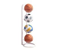 Soporte de Almacenamiento para Globos, Soporte de Baloncesto, Soporte de Baloncesto de Hierro Fundido para Voleibol - Soporte Organizador de Bolas Multicapa, Soporte Organizador de Bolas para