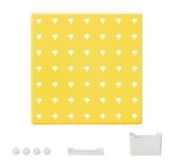 Soporte de almacenamiento para paneles perforados, kit combinado de paneles perforados,Organizador de pared de cocina Organizador de tablas de tobillo - Organizador de pared sólido y