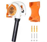 Soporte de almacenamiento para soplador de hojas, estante de pared resistente, con revestimiento de goma para organización de taller de garaje, compatible con BG50 BG56