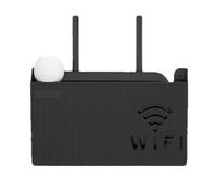 Soporte De Almacenamiento para WiFi - De Estante De Pared | Organizador Multifunción con Refrigeración Inferior | Soporte De Bastidor De ABS - Almacenamiento De Dispositivos Inalámbrico