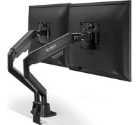 Soporte de Alta Gama para Monitor Colocar en el Escritorio, con Dos Brazos Pantallas Dobles, Movimiento Resorte Completo, Compatible 17 Pulgadas a 32 y Montaje VESA