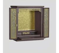 Soporte de altar budista con nicho, mesa de meditación, estatua de Buda, iluminación LED, mesa de culto en casa, práctica espiritual, meditación y cultivo
