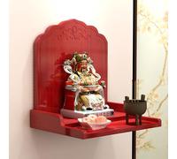 Soporte de altar del Día de los Muertos, estante compacto montado en la pared para santuarios espirituales, esquinas de oración y decoración del hogar en espacios pequeños