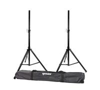 Gemini St serie ST-04 profesional Audio DJ plegable telescópico trípode soporte de altavoz de acero adonized negro, hasta 80 cm, (90,7 kg) capacidad de peso