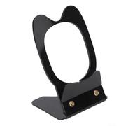 Soporte de altavoz acrílico para JBL Clip 4 5 Soporte antideslizante Soporte compacto Dispositivo de música de escritorio Soporte Negro Transparente Accesorio (Es negro)