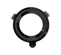 Soporte de altavoz de acrílico para Harman para Kardon Studio 3 4 - Amortiguador de vibraciones, soporte de escritorio, color negro y transparente, 25,5 cm