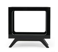 Soporte de altavoz de escritorio para JBL Go4 Go3, elegante soporte acrílico con reducción de vibración, pies antideslizantes, base de música de mesa pequeña, color negro