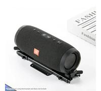 Soporte de altavoz de pared resistente para JBL para Charge 3/4/5 y para Flip 4/5/6, soporte de metal seguro para cualquier entorno (es negro)