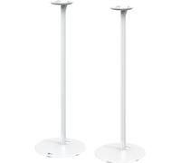 goobay Soporte para Altavoces Sonos Era 100, Capacidad de Carga de 3 K, gestión de Cables, 71,5 cm de Altura, Blanco, 71983