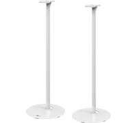 goobay Soporte para Altavoces Sonos Era 300, Capacidad de Carga de 5 K, gestión de Cables, 71,5 cm de Altura, Blanco, 71985