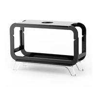 Soporte de altavoz portátil acrílico para Marshall Middleton para soporte de escritorio compacto transparente o negro, altavoz para una proyección de sonido mejorada (es negro)