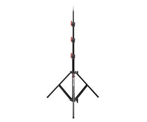 Soporte de aluminio para bebé con forma de pata cuadrada, color negro, 12,9'