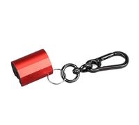 Soporte de aluminio para caña de pescar con clip de arroyo para pesca con herramienta auxiliar Leychain, caña de aleación de aluminio