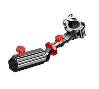Soporte de aluminio para caña de pescar, silla de pesca/caja de aparejos, soportes de fijación giratorios de 360 grados