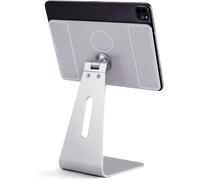 Soporte de aluminio para iPad Pro, diseño magnético flotante robusto y duradero, soporte magnético para iPad para cocina y oficina (compatible con