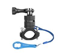 Soporte de Aluminio para Manillar de Bicicleta de montaña de 360 Grados Compatible con cámaras de acción GoPro