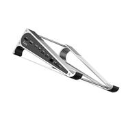 Soporte de aluminio para ordenador portátil con bases de acoplamiento integradas, altura regulable para una mejor ergonomía y disipación del calor, soporte de refrigeración para portátil Mult