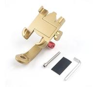 Soporte de aluminio para teléfono de bicicleta que se adapta a teléfonos de 4.7 a 7 pulgadas y se instala en la tapa superior estándar de auriculares con sistema de pernos