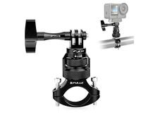 Soporte de Montaje de Aluminio para Manillar de Motocicletas y Bicicletas con Gimbal de 3 Vías para Cámaras de Acción GoPro MISSION 1/1 PRO/Insta360 X6