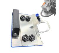 Soporte de amoladora de ángulo - (1 set) Baldosas Chamfering Bracket, Cutting Pulishing Machine Holder Stainless Steel 100-Type Universal Base 45 Grinder Edge Guide Mount | Construction Workshop