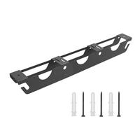 Soporte de amoladora de banco - Acero al Carbono 58x6.5x6.8cm | Amoladora y pulidora Holder Rack | Montaje en pared de almacenamiento para garajes, hogar, talleres, cobertizos, patios traseros
