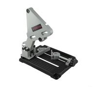 Soporte de amoladora de metal con base de hierro fundido de doble rodamiento para amoladora angular de 100/125 mm, ancho máximo de sujeción de 80 mm