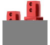 Soporte de amortiguador de motocicleta, elevador de amortiguador trasero de motocicleta, 2 soportes de expansión de choque de aleación de aluminio, con tornillos, soportes de montaje de choque de