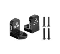 Soporte de amortiguador trasero ajustable de aleación de aluminio 7075-T6 para Vanquish 1/10 H10 Optic Yokohama Sparco RTR Rock Crawler Upgrades - Negro
