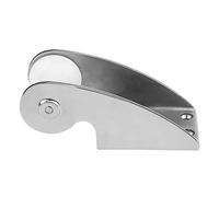 Soporte de anclajes para barcos, Yctze soporte de rodillo de anclaje de proa Rodillo de goma Acero inoxidable 316 para ancla fija para corneta portón trasero rodillos de acero biselado polea ancla b