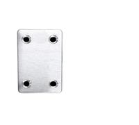 Soporte de ángulo recto acero inoxidable 10/20 piezas, soporte fijo cuatro orificios, sujetadores muebles, madera, estantes, armarios para Reparación(10pcs)