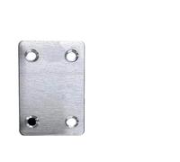 Soporte de ángulo recto acero inoxidable 10/20 piezas, soporte fijo cuatro orificios, sujetadores muebles, madera, estantes, armarios para Reparación(20pcs)