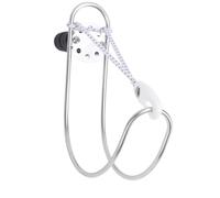 Soporte de Anillo de Salvavidas de Herradura de Barco de Acero Inoxidable con Soporte de Plástico, Adecuado para Yates Marinos