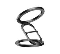 Soporte de Anillo Magnético Plegable de Doble Cara para Teléfono para Cinta de Correr de Gimnasio , Soporte Magnético Universal Plegable para