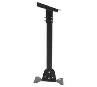 Soporte de Antena Ajustable, Base Estable de Acero Negro | Montaje Rápido para Techos y Paredes, Incluye Hardware de Instalación, Adecuado para Barcos y Antenas Satelitales