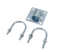 Soporte de antena de aleación de aluminio duradero para instalación en techos y paredes