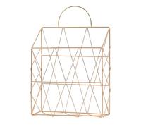 Soporte De Archivos De Pared - Almacenamiento de Archivos para el Hogar - Soporte de Estante Vertical de Alambre para Gestión y Almacenamiento de Papeles para Puertas de Baño y