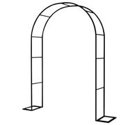 Soporte de arco de jardín para plantas trepadoras, enrejado de metal para rosas, arco decorativo por rosa, 200 x 230 cm, decoración de jardín duradera, ideal para plantas Rampicanti