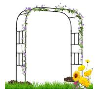 Soporte de arco de metal, enrejado resistente a la intemperie para plantas trepadoras, perfecto para bodas y eventos, decoración resistente al aire libre, decoración duradera