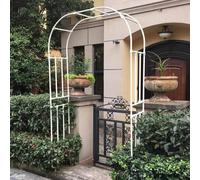 Soporte de arco de metal resistente a la intemperie para plantas trepadoras, ideal para bodas y fiestas, decoración duradera de enrejado al aire libre, mejora tu