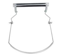 Soporte de armónica cromática de 24 agujeros, construcción de metal, correa antideslizante para el cuello para actuaciones en vivo, ergonómica