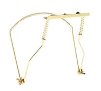 Soporte de armónica profesional ajustable para cuello dorado para 10 agujeros