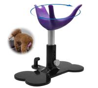 Soporte de aseo de perros Silicona 5.7-7.3 Postor de perros ajustable para que el preparación mantiene a los perros de pie adecuado para los perros grandes y pequeños soporte de soporte de aseo de pe