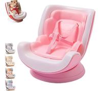 Soporte de asiento de coche para hámster, asiento de coche para hámster con correa ajustable, base magnética y clip de ventilación, jerbos ajustables con hebilla segura, soporte de seguridad para