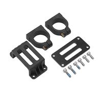 Soporte de Asiento Fijo del Conector AS150U para un Tubo de Carbono 20 Mm - Material Luz Premium - Mejora del Rendimiento Pulverización para la Protección UAV Nylon/Aluminio Negro 2 X Terminal Tubo