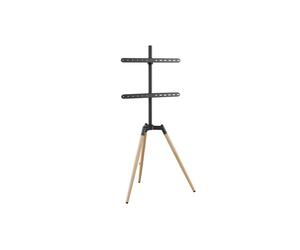 Soporte de audio GMB para TV con trípode giratorio, para pantallas de 32'' a 65'', altura ajustable, rotación de 70, compatible con VESA