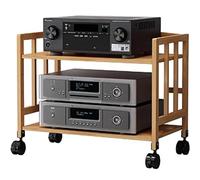 Soporte de audio HiFi de altura ajustable para reproductores y cajas de cables, gabinete estéreo de 2 a 5 niveles y solución de almacenamiento de discos, perfecta para los amantes del cine en casa y
