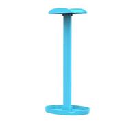 Soporte de auriculares de gran tamaño para estaciones de trabajo, configuraciones rápidas, herramientas de negación, demanda, perfil suave y apretado, solución de escritorio sin costo, marco ABS